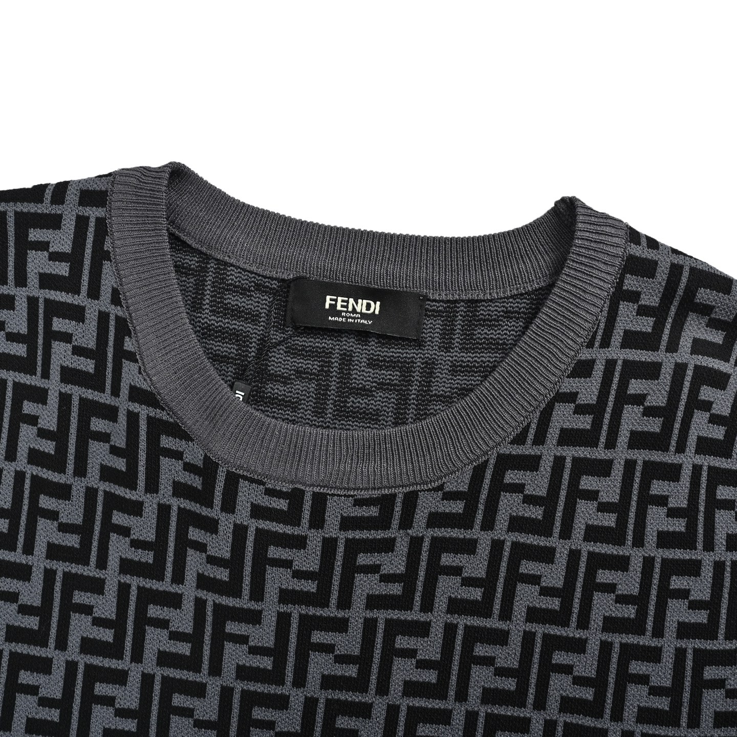 Fendi 芬迪 FF提花满印针织短袖-Chinese UA Cheap High Quatity Brand Clothes Bags handbags Sneakers wholesale wholesaler seller from China Factory suppliers Fashion Clothing Shoes best Quality Beautiful Price Fendi 芬迪 FF提花满印针织短袖