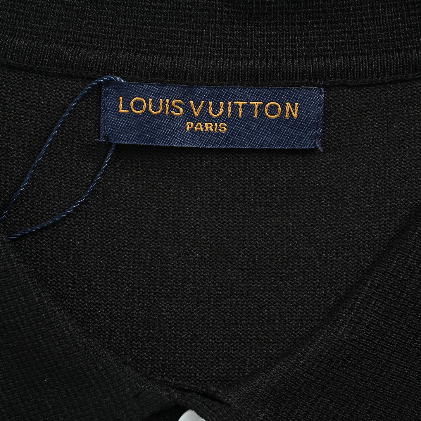 Louis Vuitton 路易威登 条纹签名字母提花针织Polo短袖