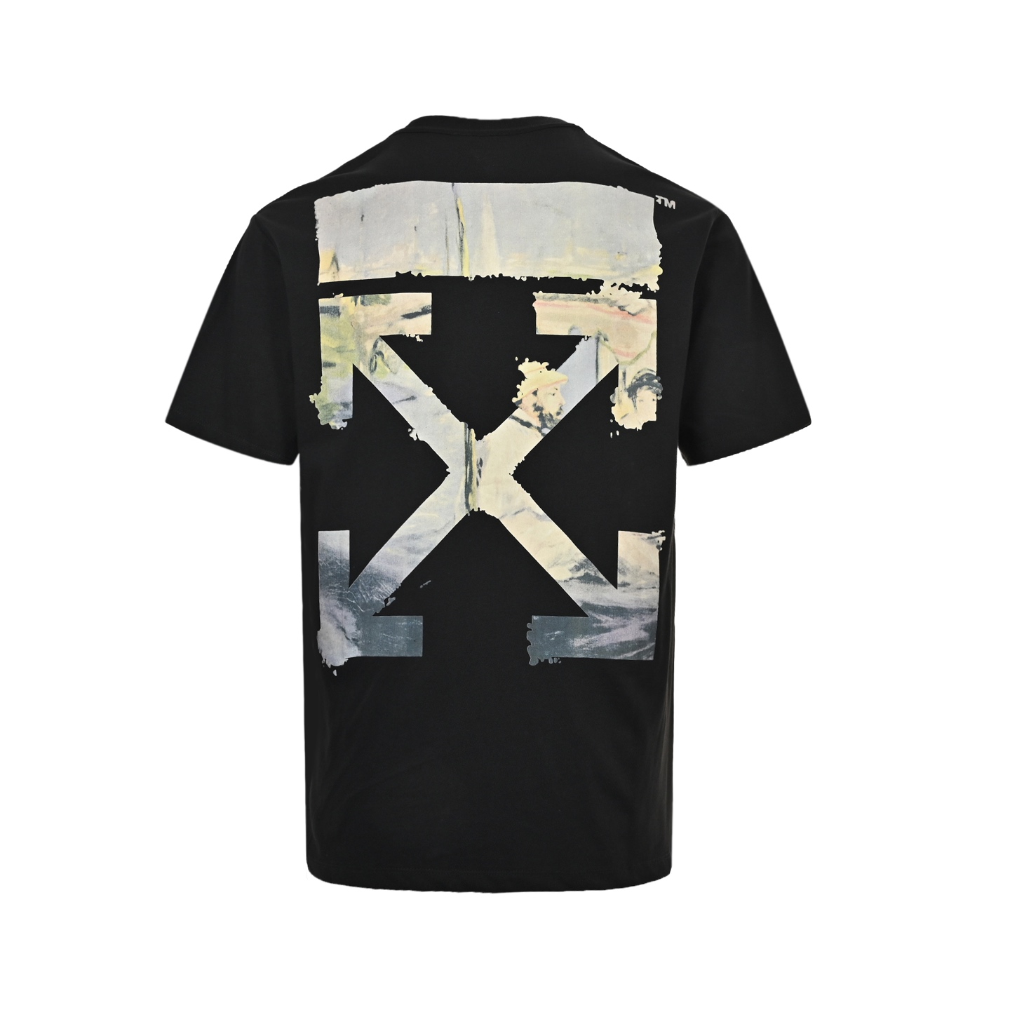 OFF WHITE C O VIRGIL 19ss 水彩油画箭头印花短袖-Chinese UA Cheap High Quatity Brand Clothes Bags handbags Sneakers wholesale wholesaler seller from China Factory suppliers Fashion Clothing Shoes best Quality Beautiful Price OFF WHITE C O VIRGIL 19ss 水彩油画箭头印花短袖