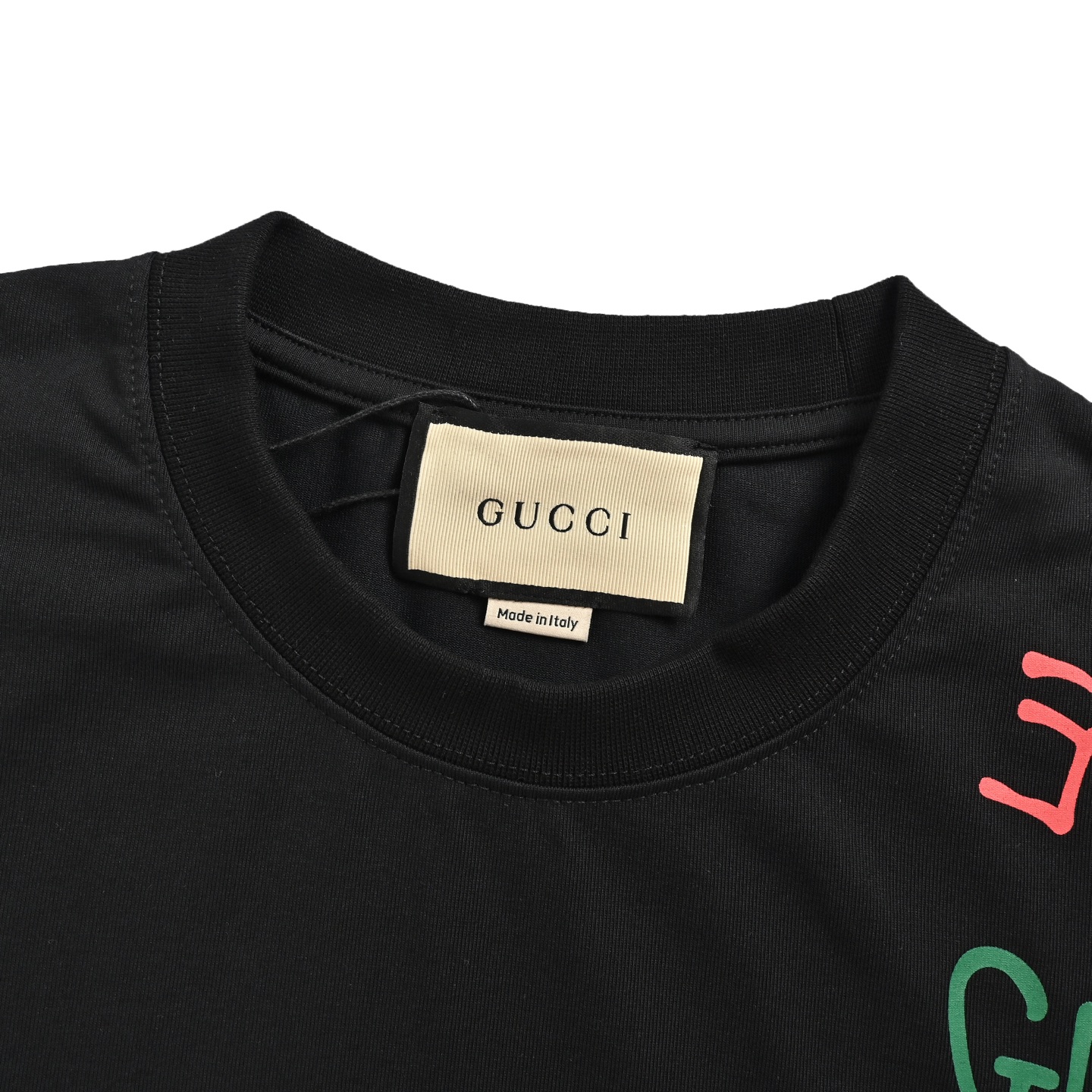 Gucci 古驰 26ss 撞色流苏刺绣短袖 黑色-Chinese UA Cheap High Quatity Brand Clothes Bags handbags Sneakers wholesale wholesaler seller from China Factory suppliers Fashion Clothing Shoes best Quality Beautiful Price Gucci 古驰 26ss 撞色流苏刺绣短袖 黑色