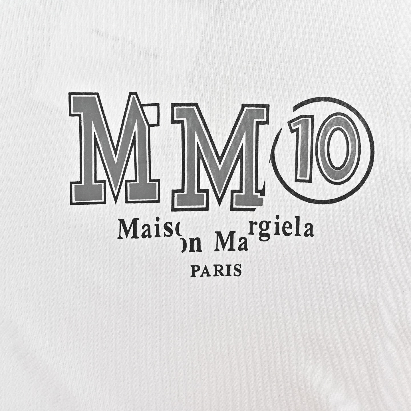 MaisonMargiela 马吉拉 MM10印花圆领短袖-Chinese UA Cheap High Quatity Brand Clothes Bags handbags Sneakers wholesale wholesaler seller from China Factory suppliers Fashion Clothing Shoes best Quality Beautiful Price MaisonMargiela 马吉拉 MM10印花圆领短袖
