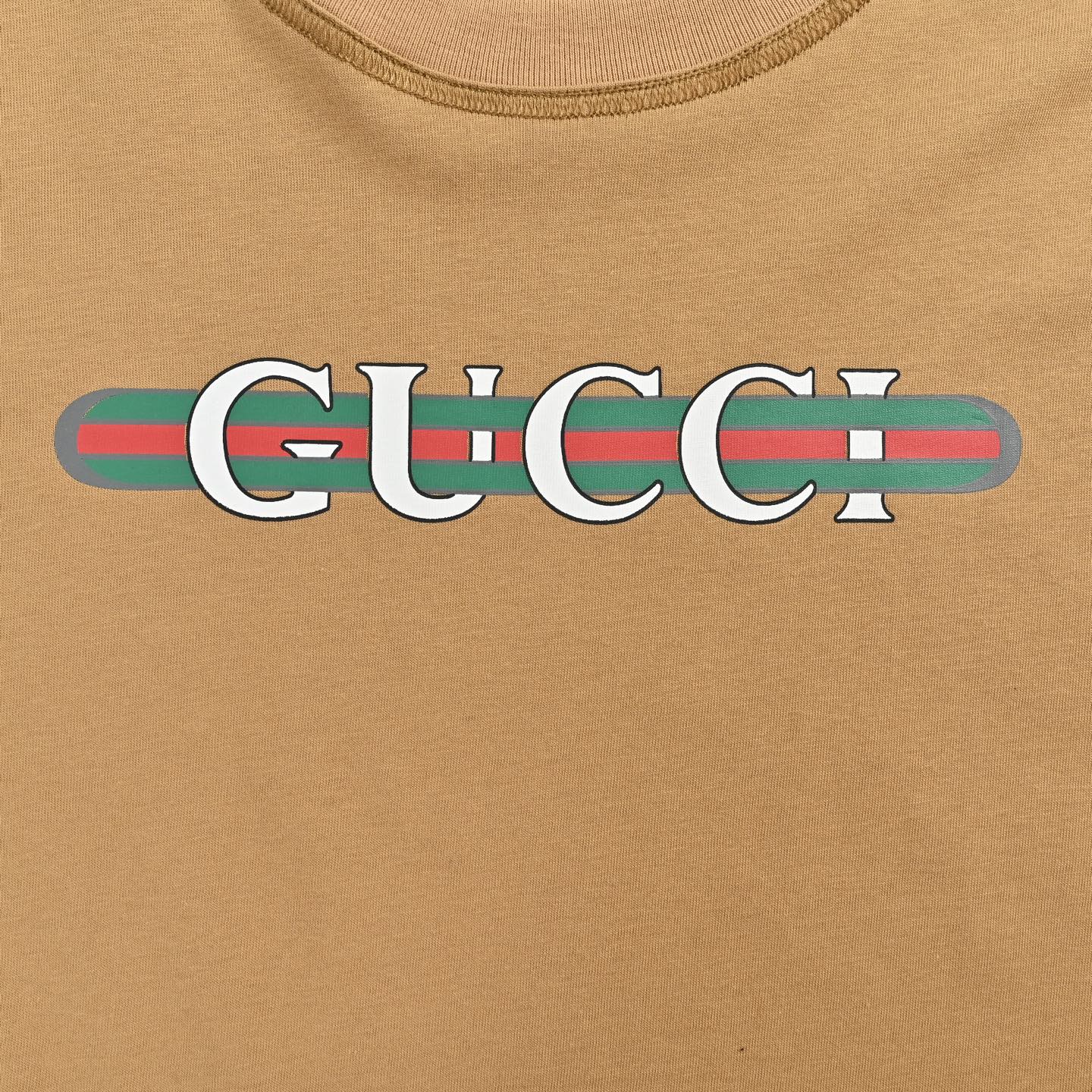 Gucci古驰 经典织带印花短袖-Chinese UA Cheap High Quatity Brand Clothes Bags handbags Sneakers wholesale wholesaler seller from China Factory suppliers Fashion Clothing Shoes best Quality Beautiful Price Gucci古驰 经典织带印花短袖