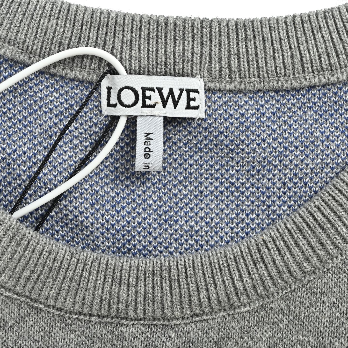 Loewe 罗意威 26ss 格纹拼接针织短袖 黑绿色 灰蓝色-Chinese UA Cheap High Quatity Brand Clothes Bags handbags Sneakers wholesale wholesaler seller from China Factory suppliers Fashion Clothing Shoes best Quality Beautiful Price Loewe 罗意威 26ss 格纹拼接针织短袖 黑绿色 灰蓝色