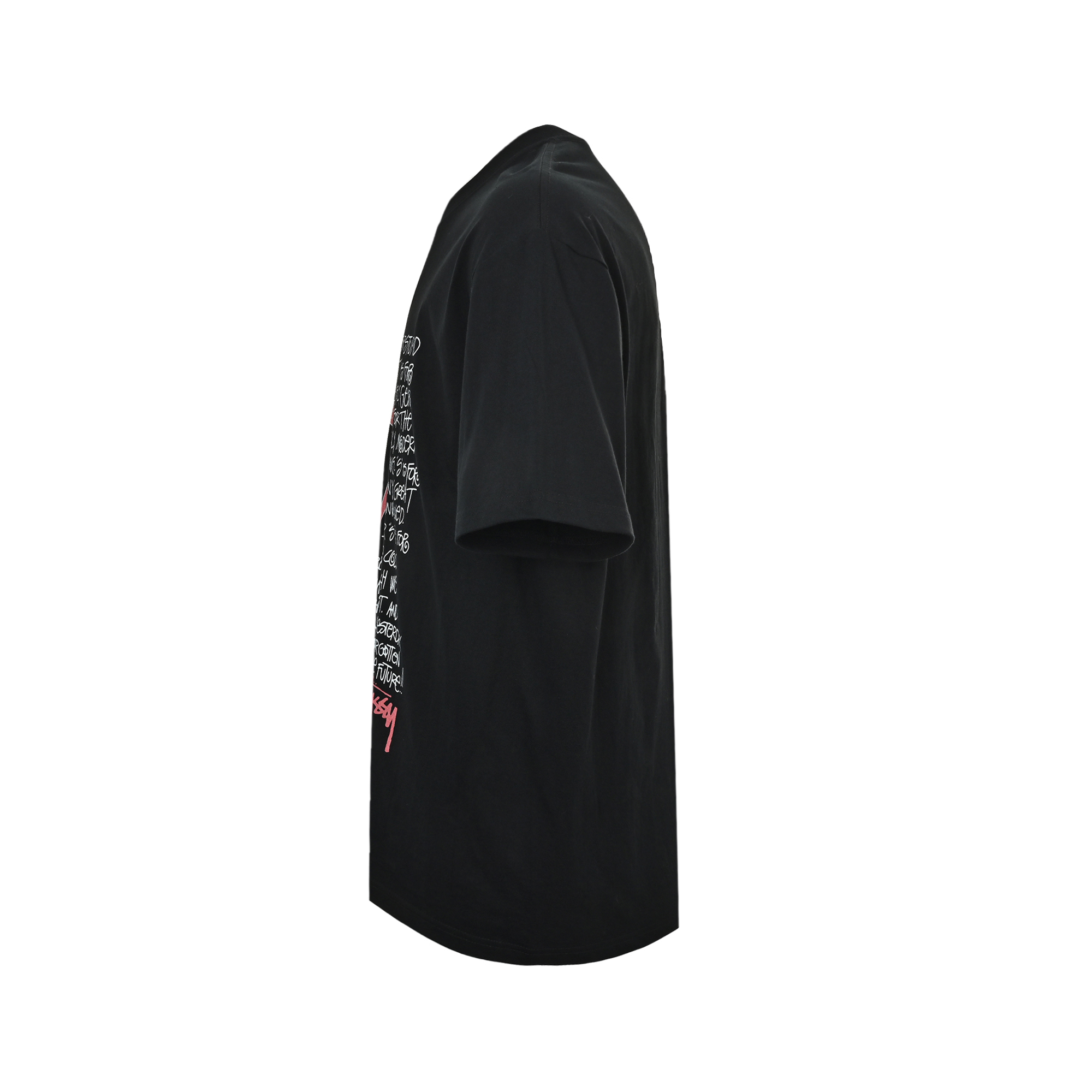 Stussy/斯图西 蚊香漩涡logo印花短袖 黑色