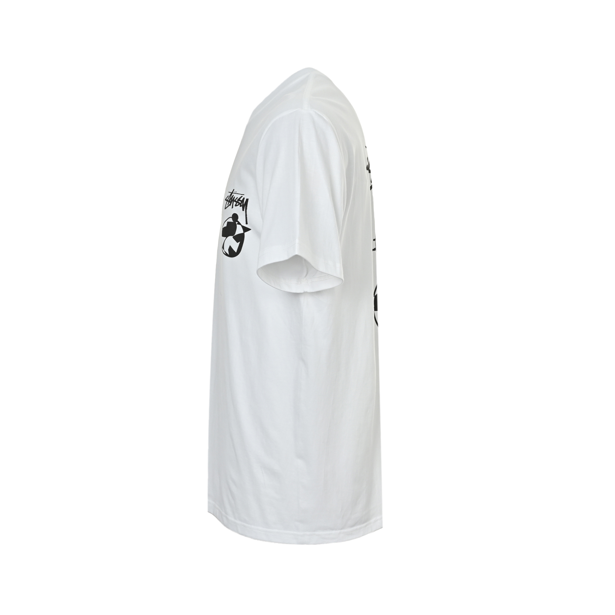Stussy/斯图西 后背几何图案印花短袖 白色 穿着方式 圆领-Top High Quatity Cheap Sneakers Fashion Clothing Clothes Bags handbags Shoes of all Brand wholesale With The best Quality And Beautiful Price from China Factory Chinese suppliers wholesaler seller Stussy/斯图西 后背几何图案印花短袖 白色 穿着方式 圆领
