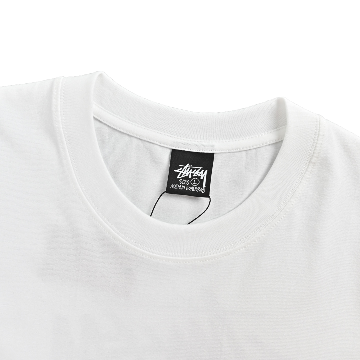 Stussy/斯图西 后背几何图案印花短袖 白色 穿着方式 圆领-Top High Quatity Cheap Sneakers Fashion Clothing Clothes Bags handbags Shoes of all Brand wholesale With The best Quality And Beautiful Price from China Factory Chinese suppliers wholesaler seller Stussy/斯图西 后背几何图案印花短袖 白色 穿着方式 圆领