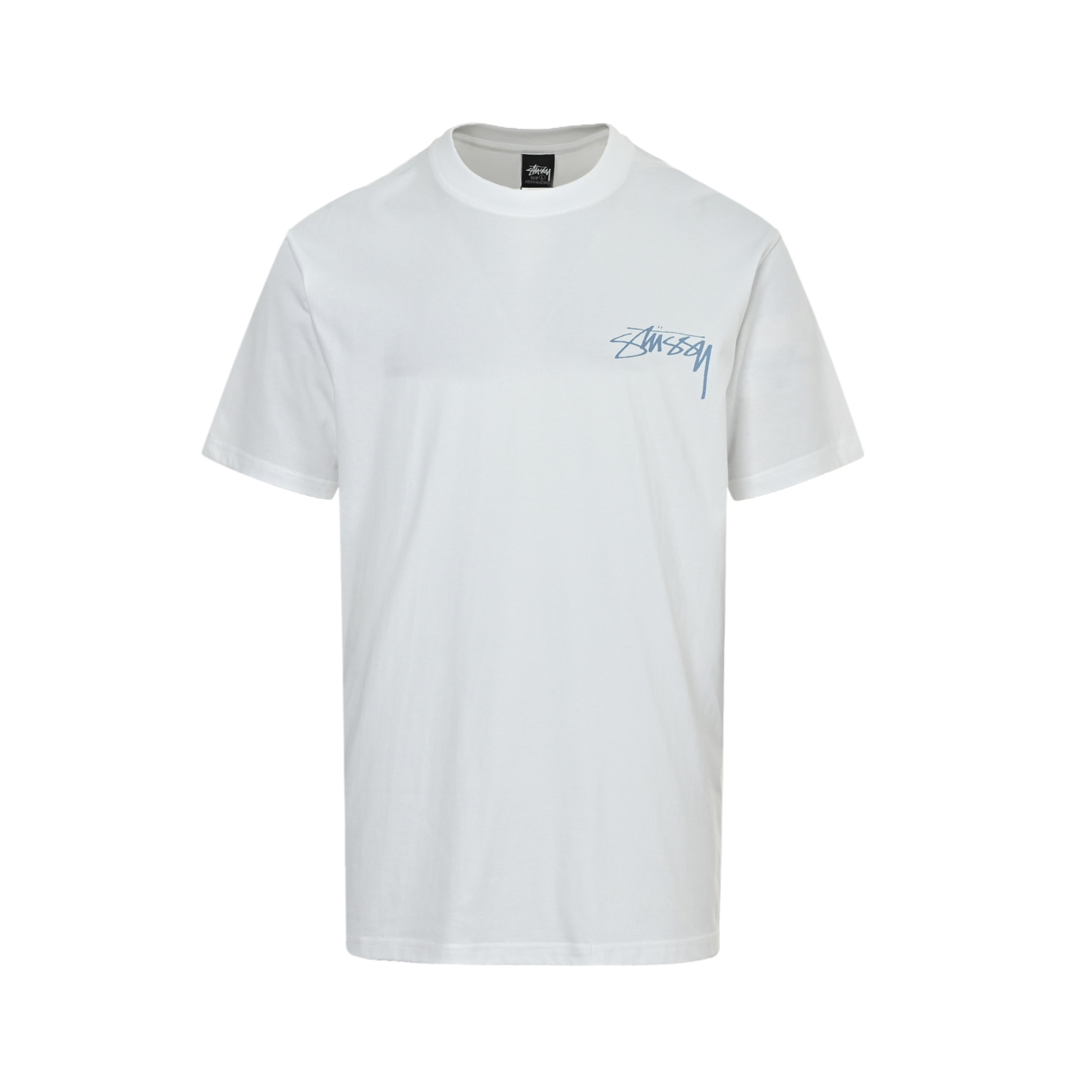 Stussy/斯图西 复古雕塑印花短袖 白色