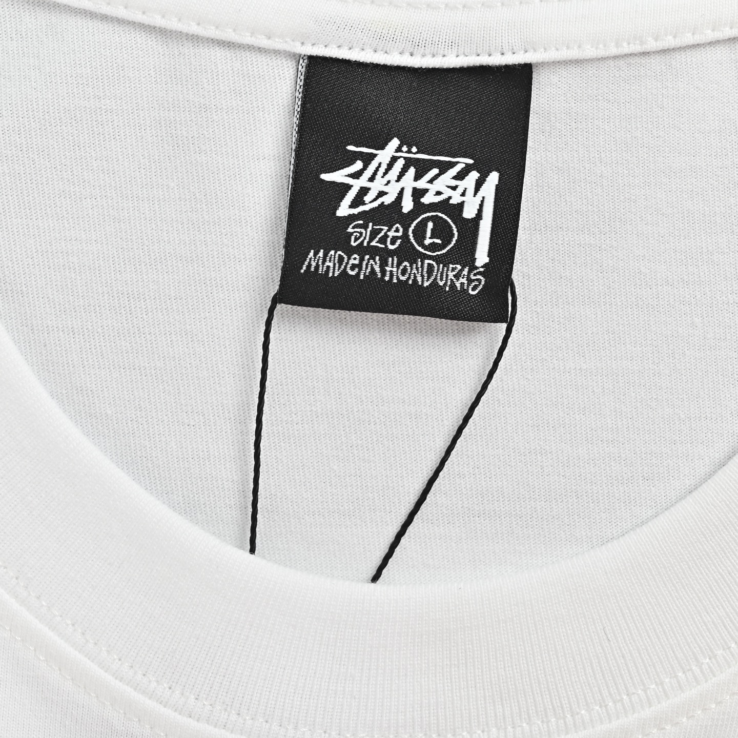 Stussy/斯图西 复古雕塑印花短袖 白色