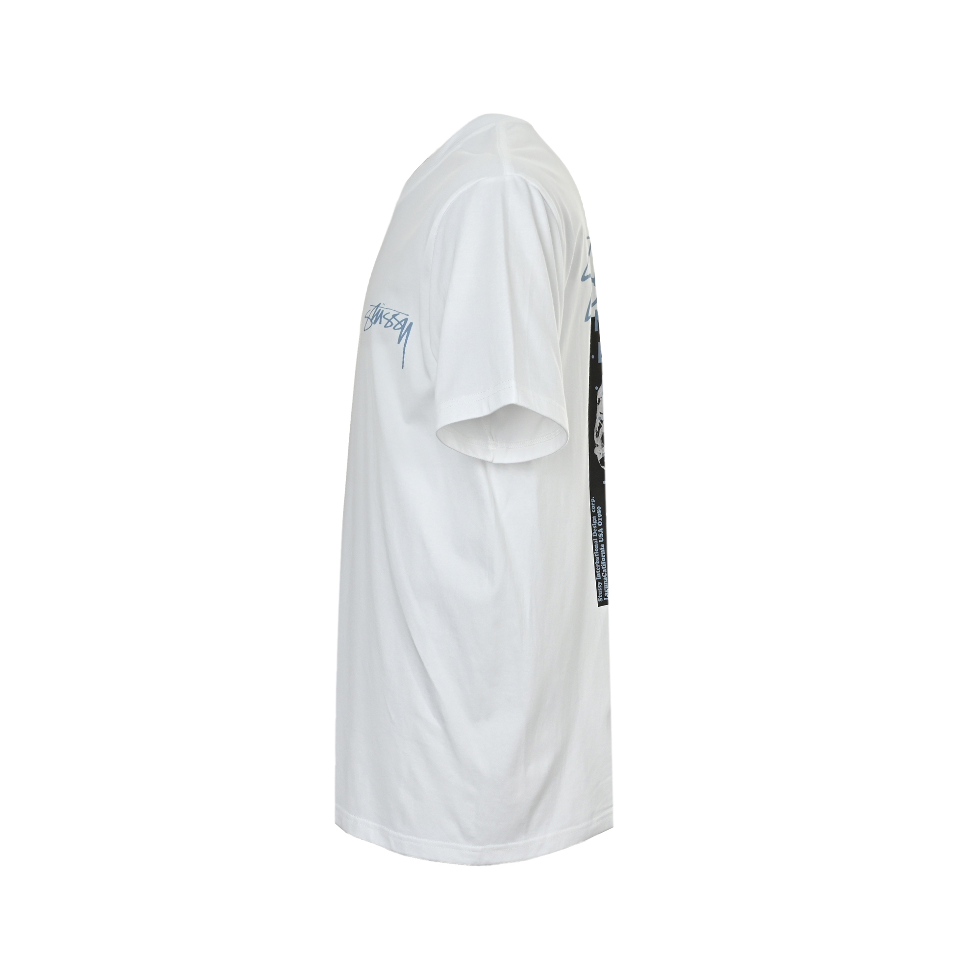 Stussy/斯图西 复古雕塑印花短袖 白色