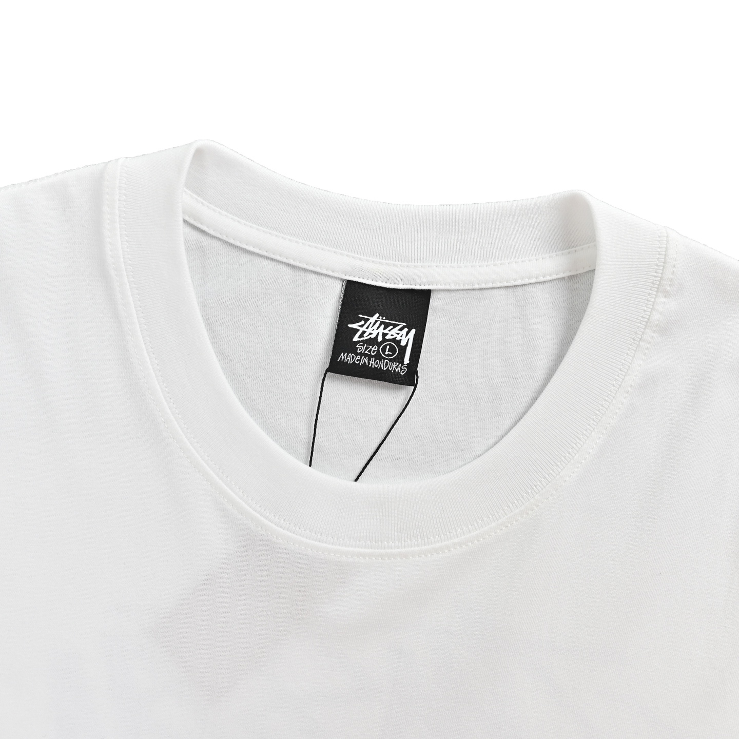 Stussy/斯图西 复古雕塑印花短袖 白色