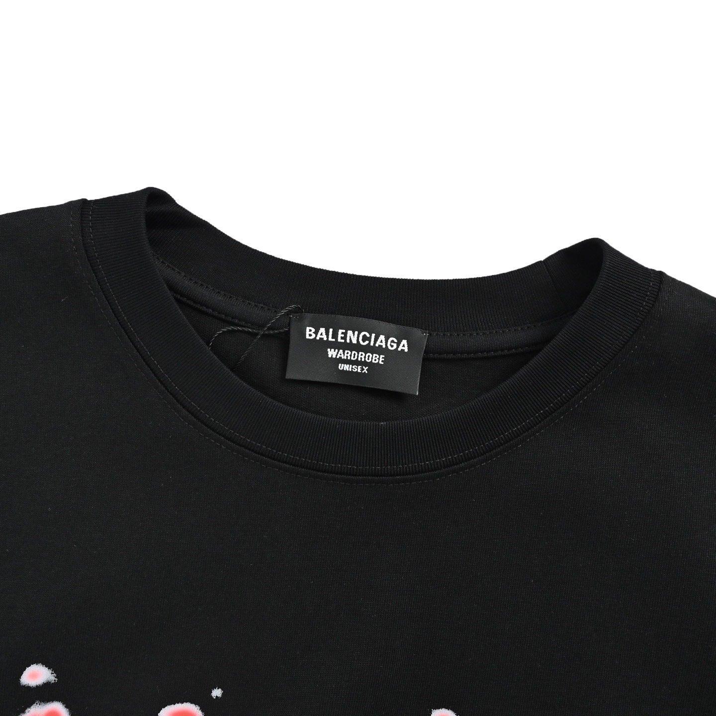 Balenciaga/巴黎世家 模糊字母可乐印花短袖-Top High Quatity Cheap Sneakers Fashion Clothing Clothes Bags handbags Shoes of all Brand wholesale With The best Quality And Beautiful Price from China Factory Chinese suppliers wholesaler seller Balenciaga/巴黎世家 模糊字母可乐印花短袖
