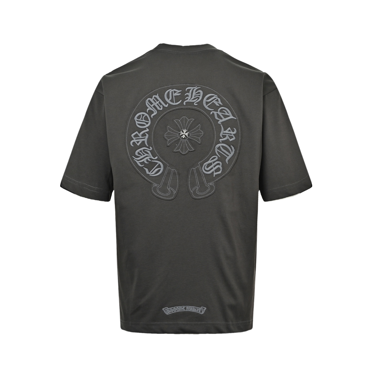 Chrome Hearts/克罗心 26ss 烧花贴布刺绣字母短袖 水洗黑 高级灰 Chrome Hearts/克罗心 26ss 烧花贴布刺绣字母短袖 水洗黑 高级灰