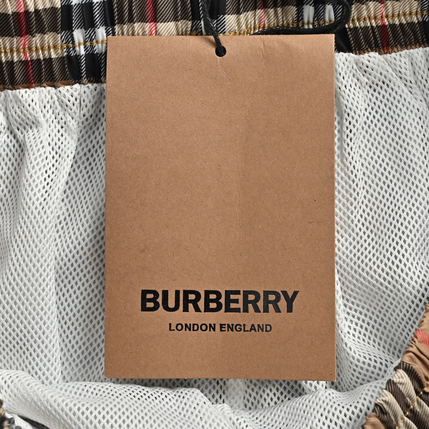 Burberry/巴宝莉 格纹沙滩休闲五分短裤