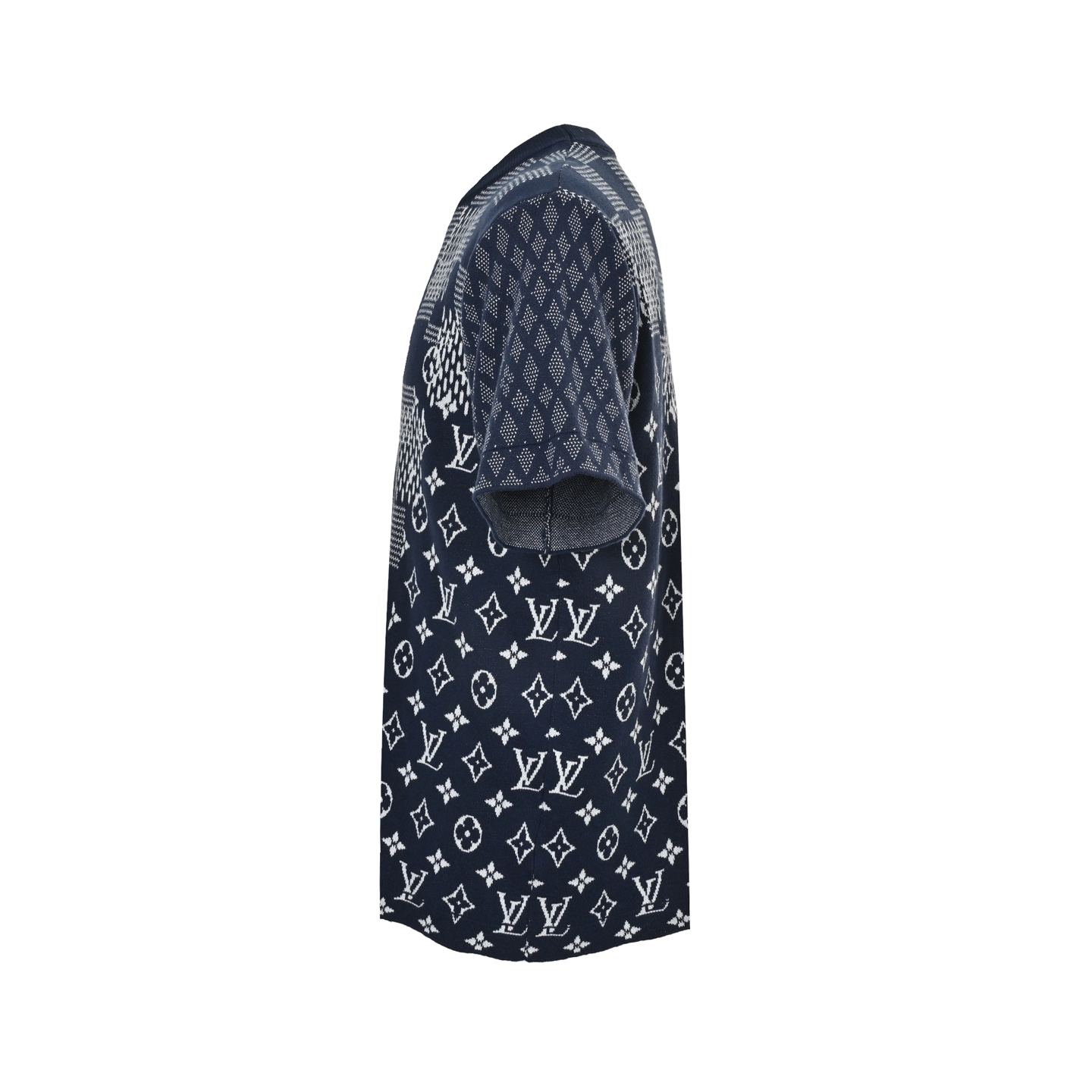 Louis Vuitton 路易威登 26ss 棋盘格老花提花针织短袖 蓝色-Chinese UA Cheap High Quatity Brand Clothes Bags handbags Sneakers wholesale wholesaler seller from China Factory suppliers Fashion Clothing Shoes best Quality Beautiful Price Louis Vuitton 路易威登 26ss 棋盘格老花提花针织短袖 蓝色