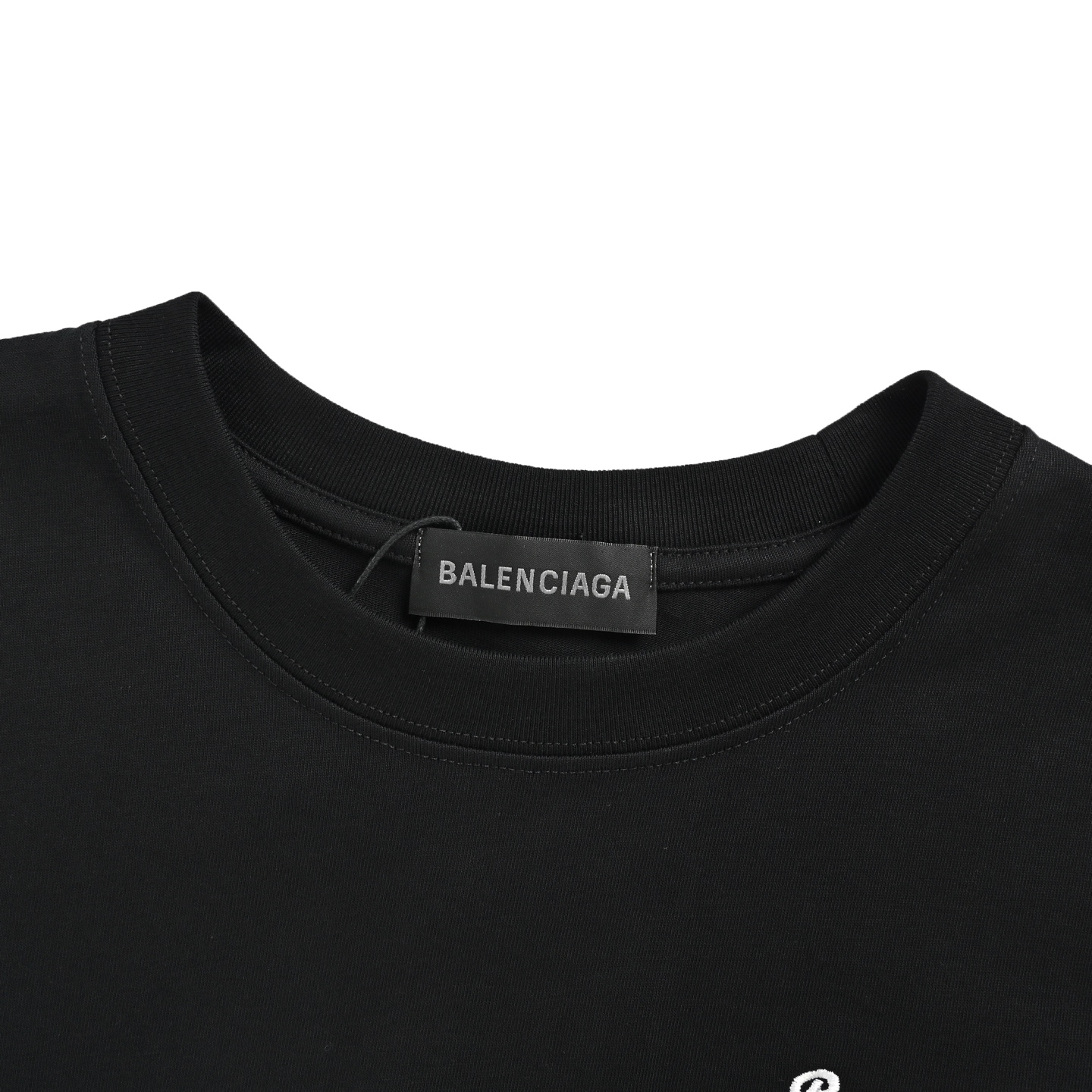 Balenciaga/巴黎世家 比弗利山庄刺绣小标短袖 黑色 白色-Top High Quatity Cheap Sneakers Fashion Clothing Clothes Bags handbags Shoes of all Brand wholesale With The best Quality And Beautiful Price from China Factory Chinese suppliers wholesaler seller Balenciaga/巴黎世家 比弗利山庄刺绣小标短袖 黑色 白色
