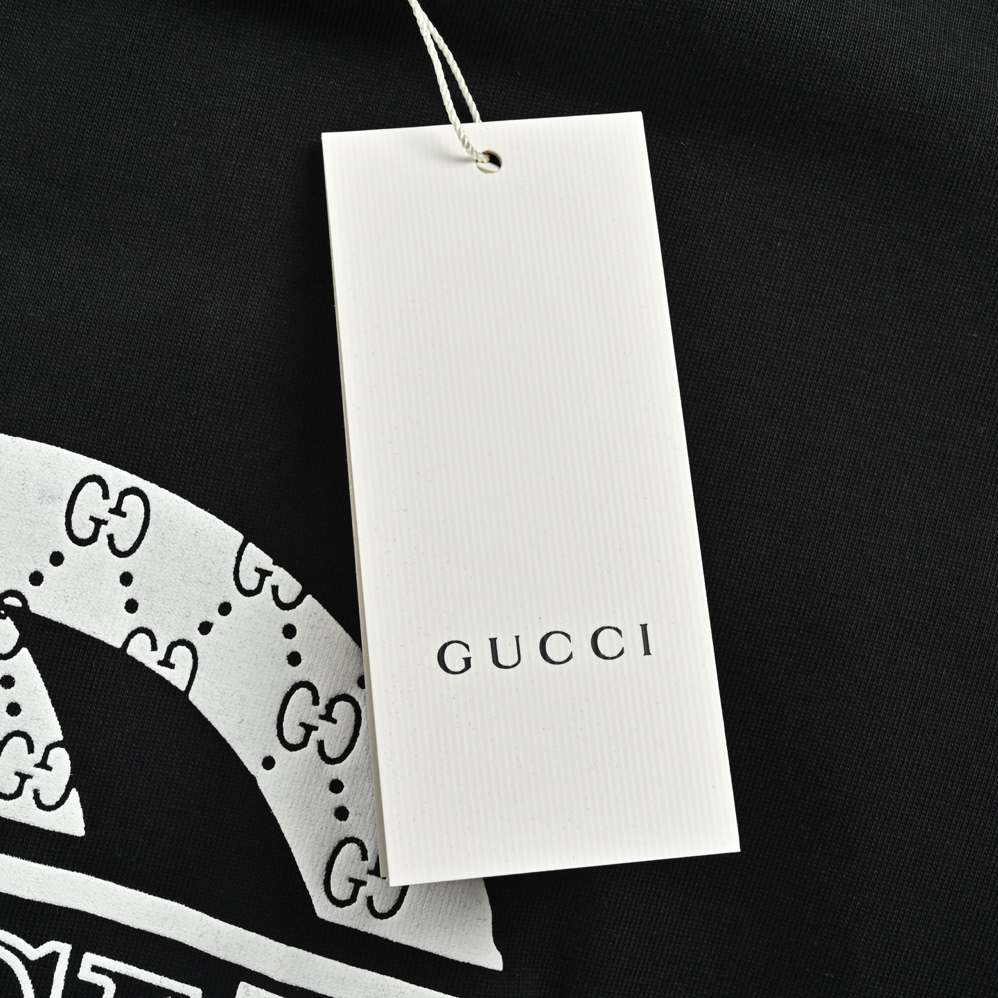 Gucci/古驰 撞色双G大logo印花短袖 黑色 白色