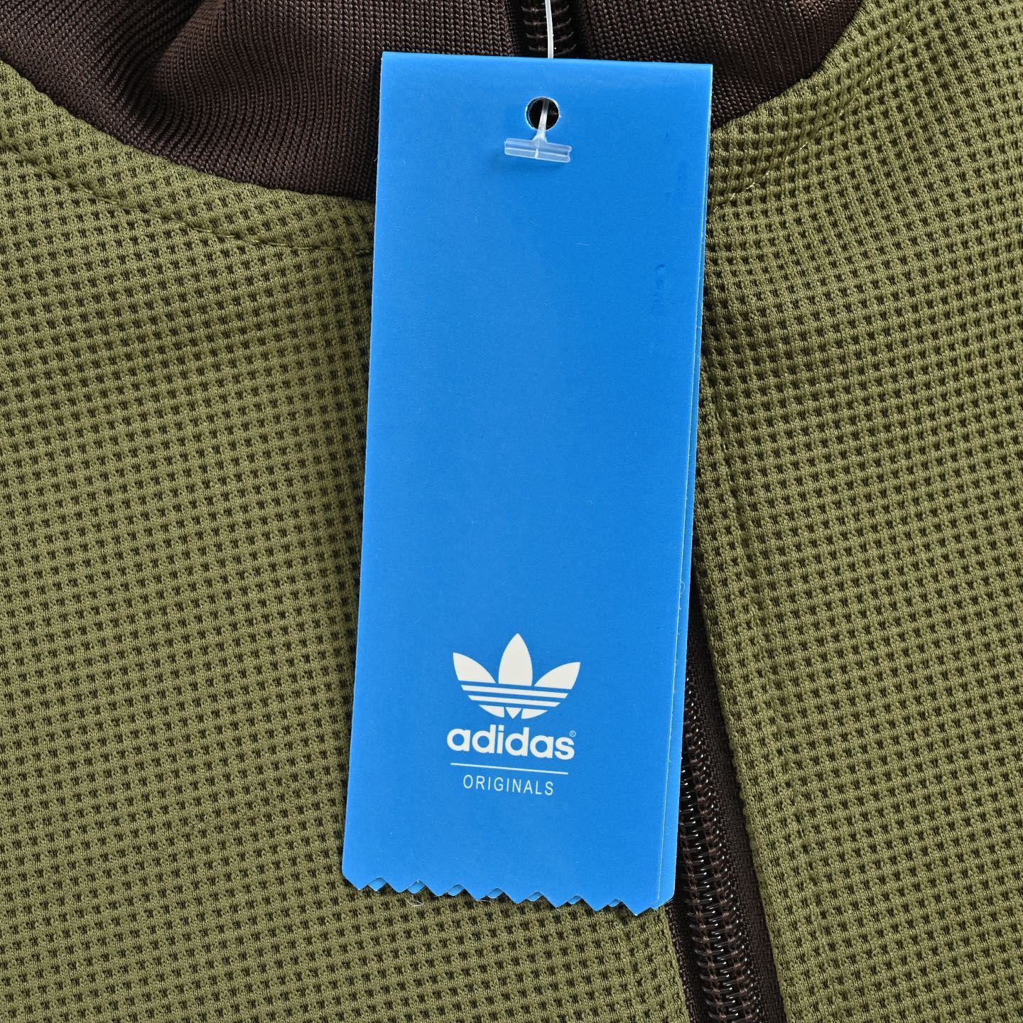 Adidas/阿迪达斯 三叶草刺绣复古立领夹克外套