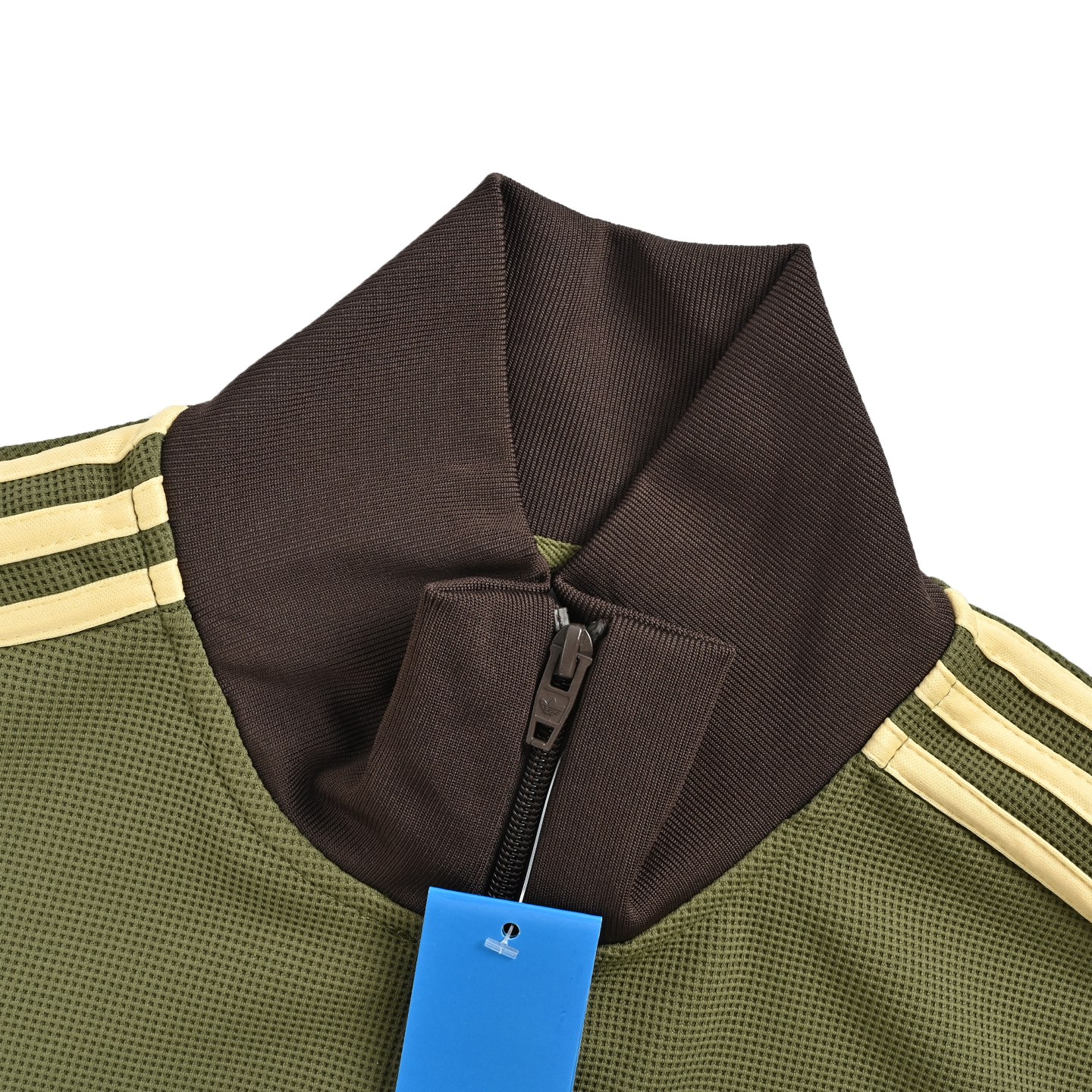 Adidas/阿迪达斯 三叶草刺绣复古立领夹克外套