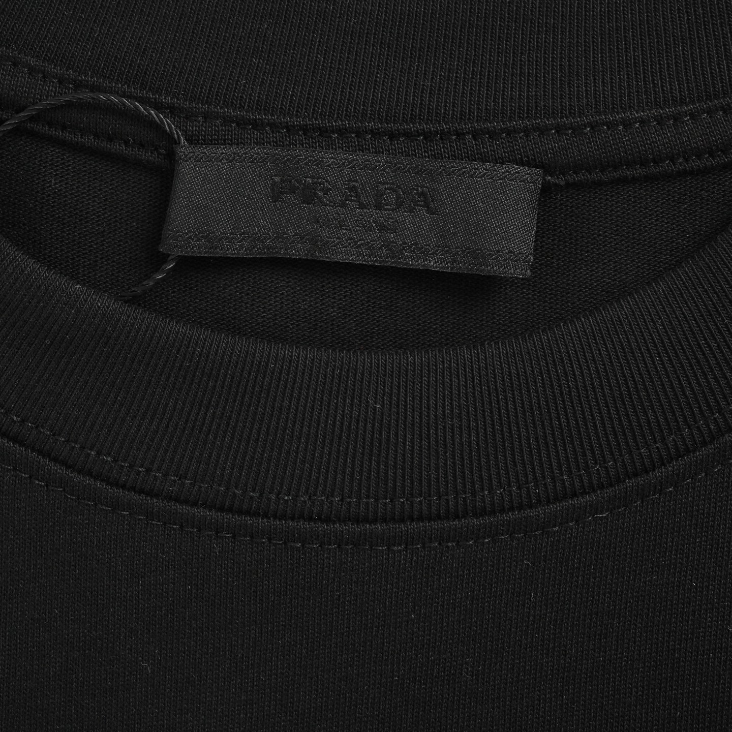 Prada/普拉达 绳结徽标刺绣短袖