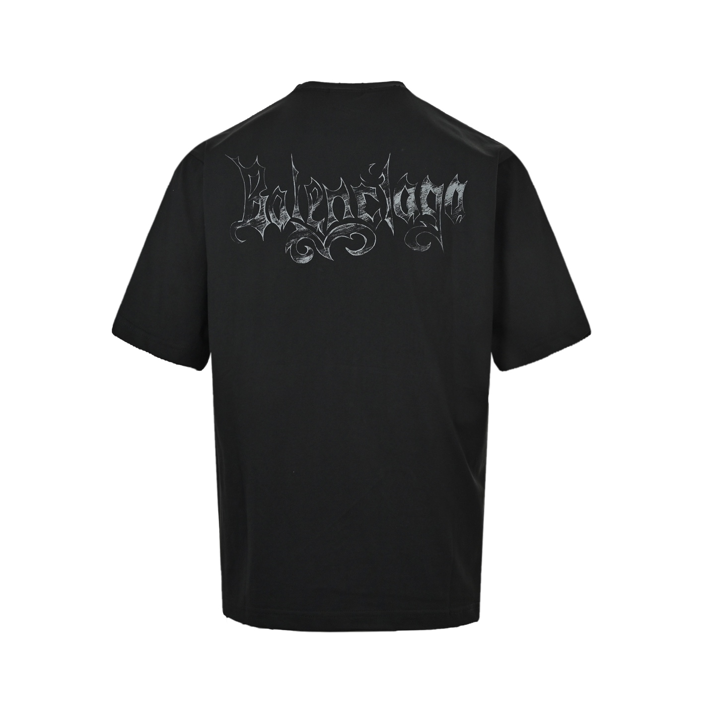 Balenciaga/巴黎世家 艺术字母印花短袖 黑色 白色-Top High Quatity Cheap Sneakers Fashion Clothing Clothes Bags handbags Shoes of all Brand wholesale With The best Quality And Beautiful Price from China Factory Chinese suppliers wholesaler seller Balenciaga/巴黎世家 艺术字母印花短袖 黑色 白色