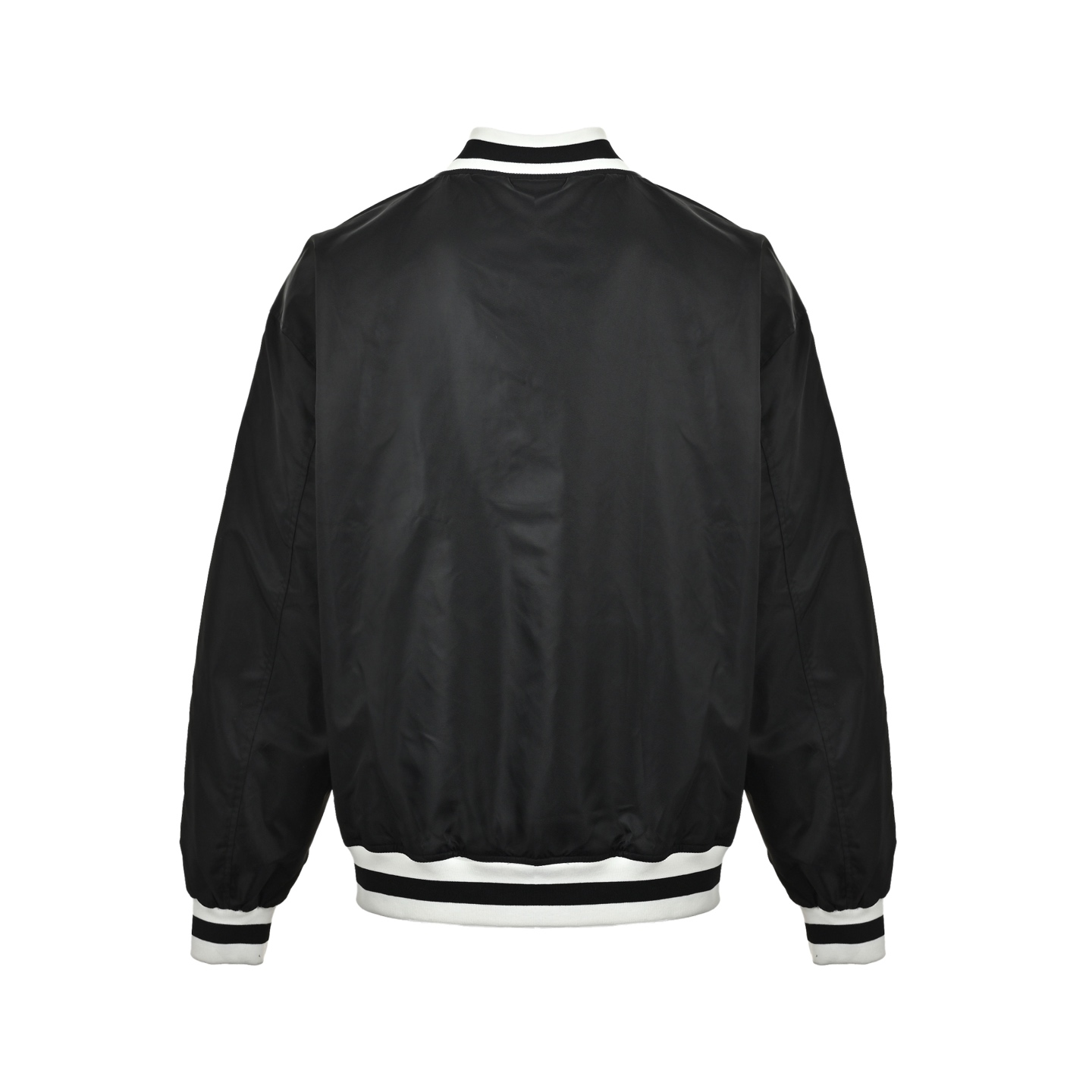Balenciaga/巴黎世家 26ss NBA联名刺绣棒球夹克外套 黑色/白色-莆田鞋,莆田鞋货源,高仿鞋,高仿鞋货源,安福档口,莆田高仿鞋,莆田鞋批发,高仿鞋批发,莆田高仿运动鞋,高仿运动鞋,莆田运动鞋 Balenciaga/巴黎世家 26ss NBA联名刺绣棒球夹克外套 黑色/白色