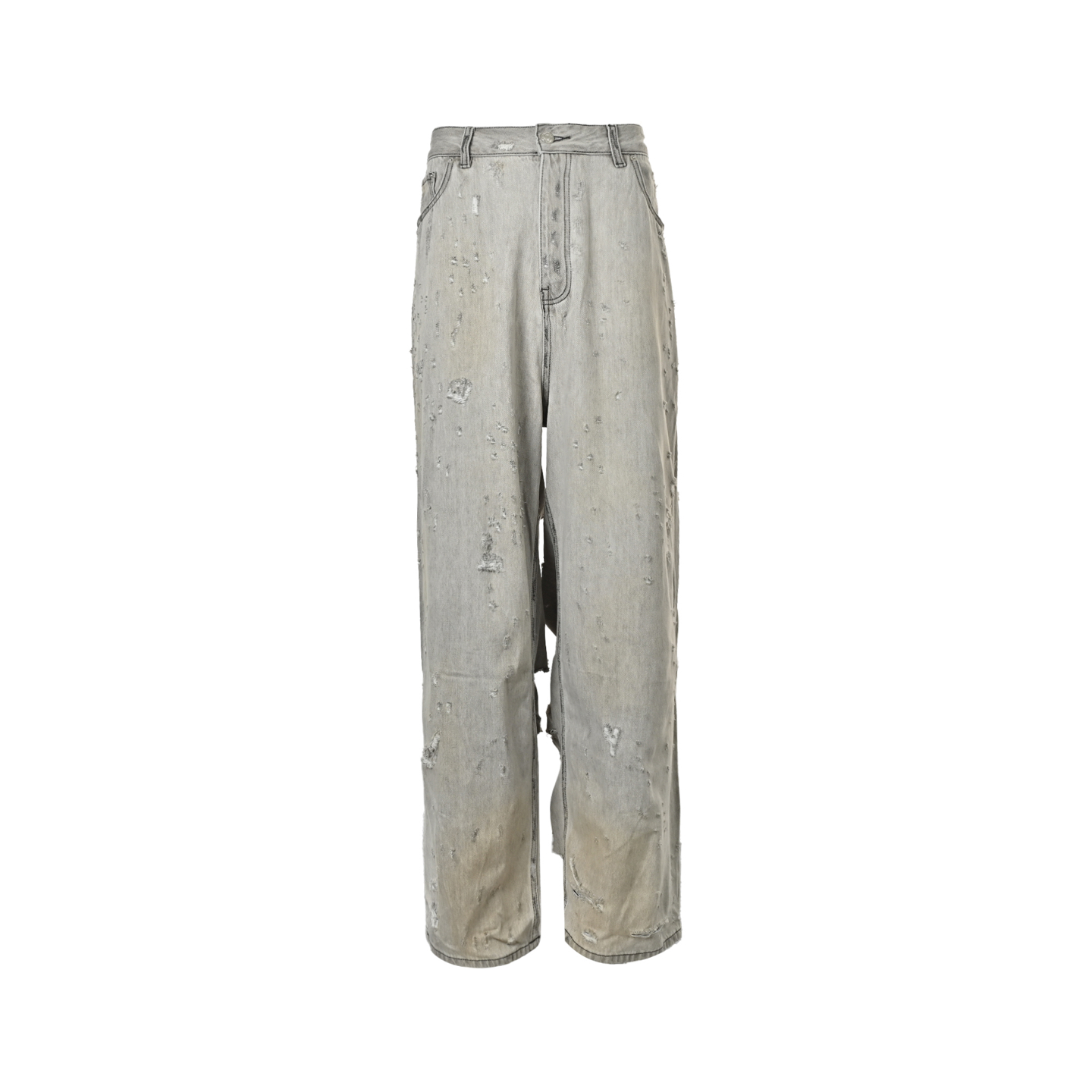 Balenciaga/巴黎世家 24FW 白色大破坏刀割牛仔裤 Balenciaga/巴黎世家 24FW 白色大破坏刀割牛仔裤