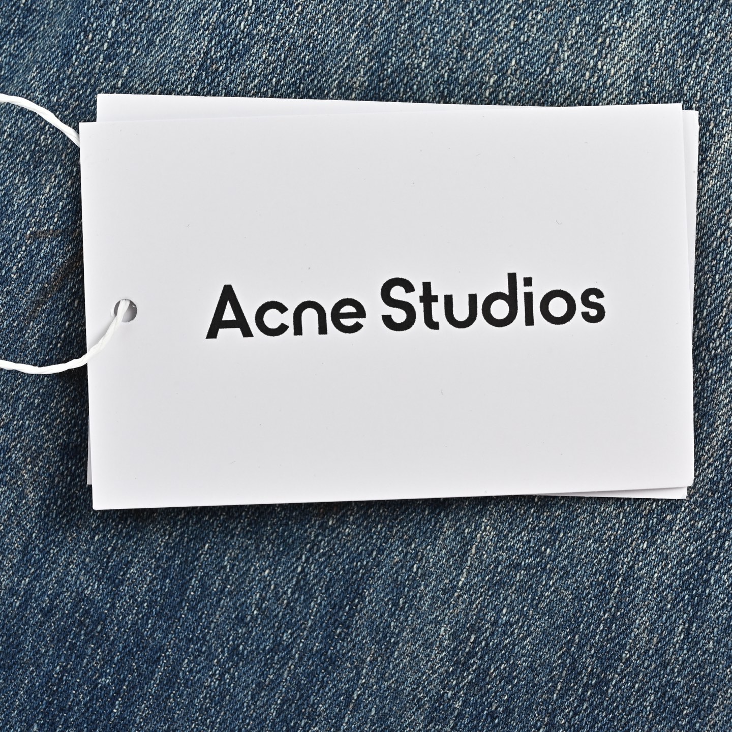 Acne Studios 泼墨做旧水洗牛仔衬衫