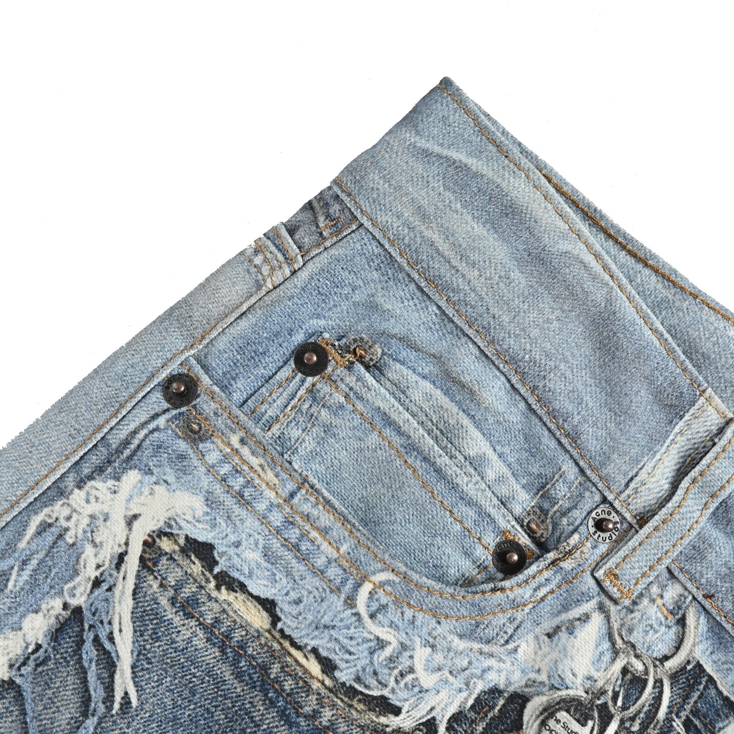 Acne Studios 错视印花染色做旧牛仔裤-Top High Quatity Cheap Sneakers Fashion Clothing Clothes Bags handbags Shoes of all Brand wholesale With The best Quality And Beautiful Price from China Factory Chinese suppliers wholesaler seller Acne Studios 错视印花染色做旧牛仔裤