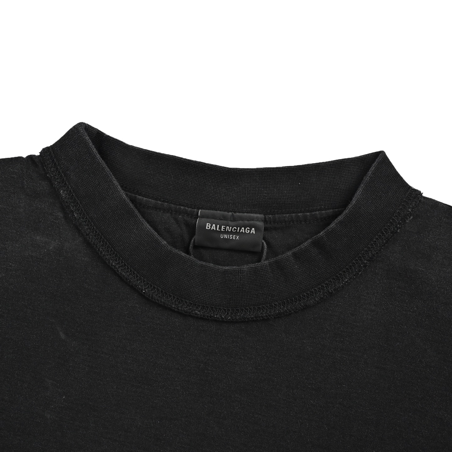 Balenciaga/巴黎世家 25ss 贴布刺绣标语水洗短袖-Top High Quatity Cheap Sneakers Fashion Clothing Clothes Bags handbags Shoes of all Brand wholesale With The best Quality And Beautiful Price from China Factory Chinese suppliers wholesaler seller Balenciaga/巴黎世家 25ss 贴布刺绣标语水洗短袖