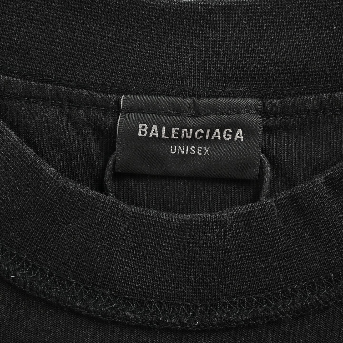 Balenciaga/巴黎世家 25ss 贴布刺绣标语水洗短袖-Top High Quatity Cheap Sneakers Fashion Clothing Clothes Bags handbags Shoes of all Brand wholesale With The best Quality And Beautiful Price from China Factory Chinese suppliers wholesaler seller Balenciaga/巴黎世家 25ss 贴布刺绣标语水洗短袖