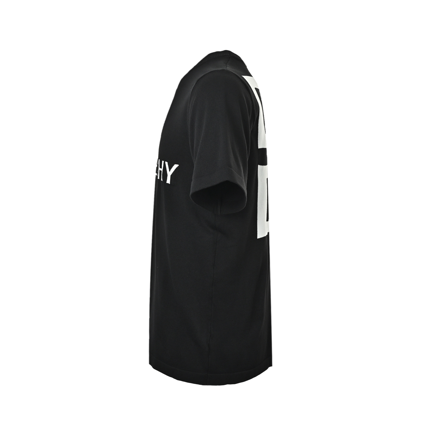 GIVENCHY/纪梵希 字母logo宫格提花针织短袖