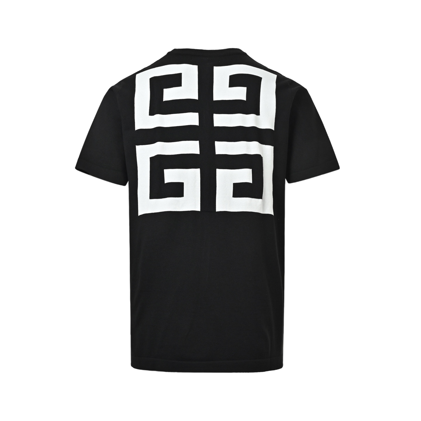 GIVENCHY/纪梵希 字母logo宫格提花针织短袖