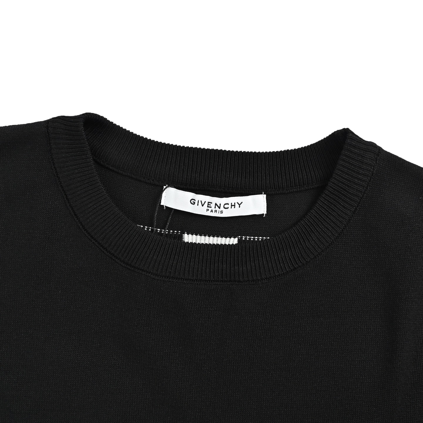 GIVENCHY/纪梵希 字母logo宫格提花针织短袖