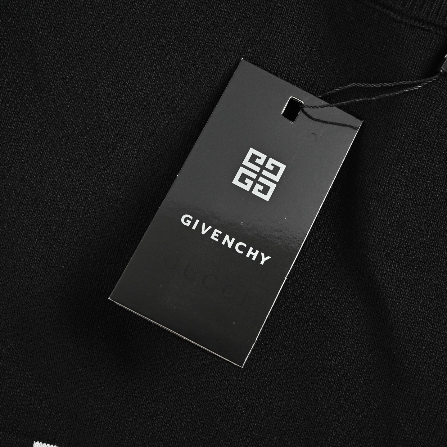 GIVENCHY/纪梵希 字母logo宫格提花针织短袖