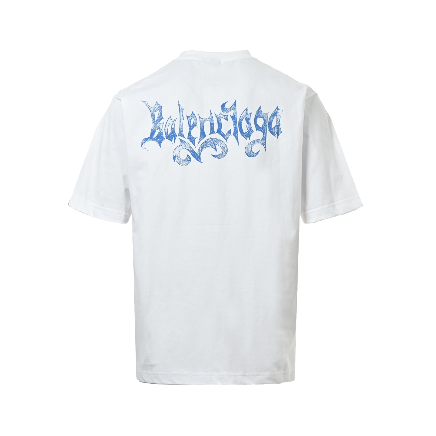 Balenciaga/巴黎世家 手绘素描哥特字母印花短袖 黑色 白色-Top High Quatity Cheap Sneakers Fashion Clothing Clothes Bags handbags Shoes of all Brand wholesale With The best Quality And Beautiful Price from China Factory Chinese suppliers wholesaler seller Balenciaga/巴黎世家 手绘素描哥特字母印花短袖 黑色 白色
