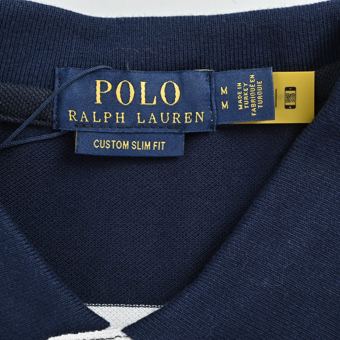 Ralph Lauren/拉夫劳伦 徽标刺绣条纹Polo短袖 纯棉珠地棉面料经典款POLO衫