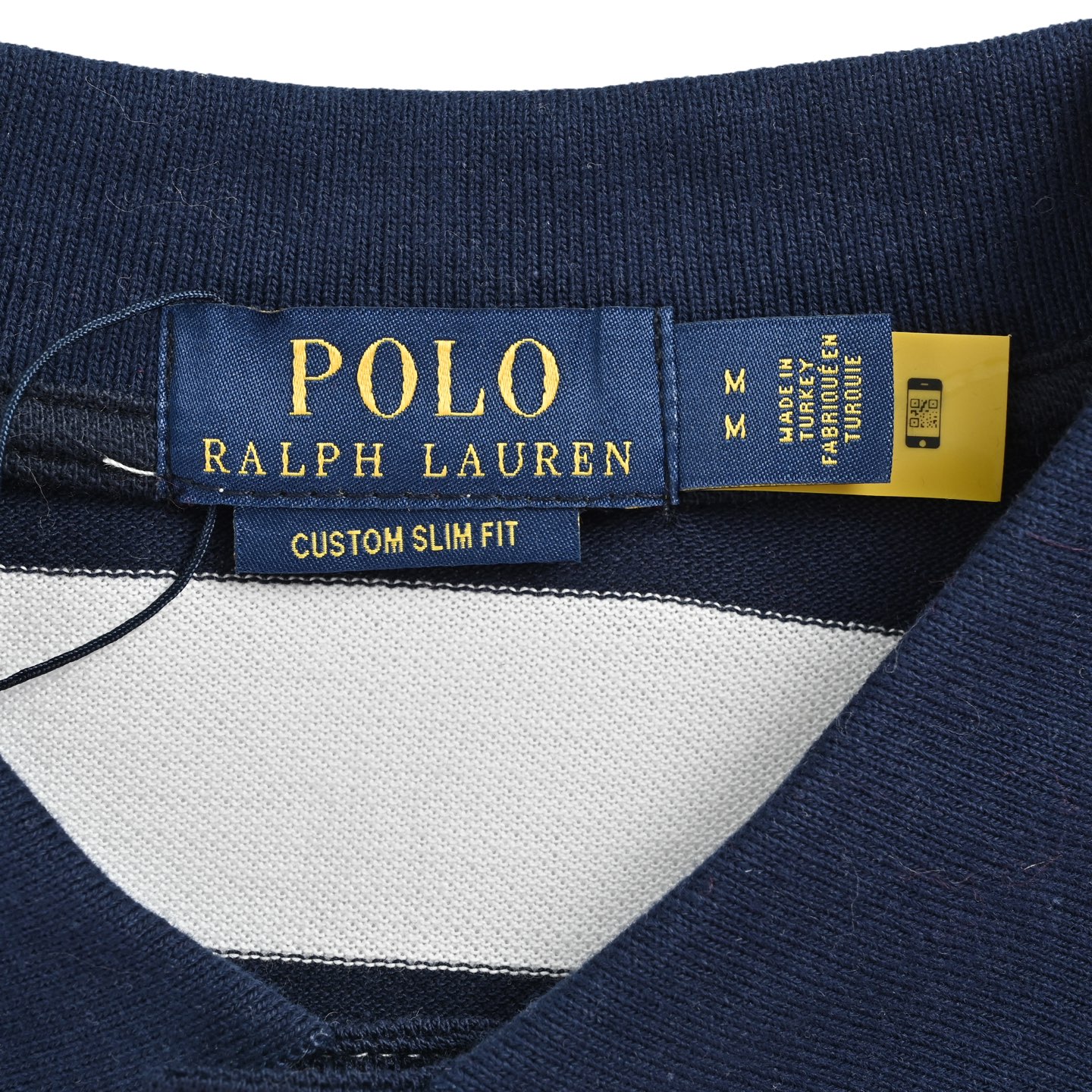 Ralph Lauren/拉夫劳伦 小马标刺绣条纹Polo短袖 纯棉珠地棉面料经典款POLO衫