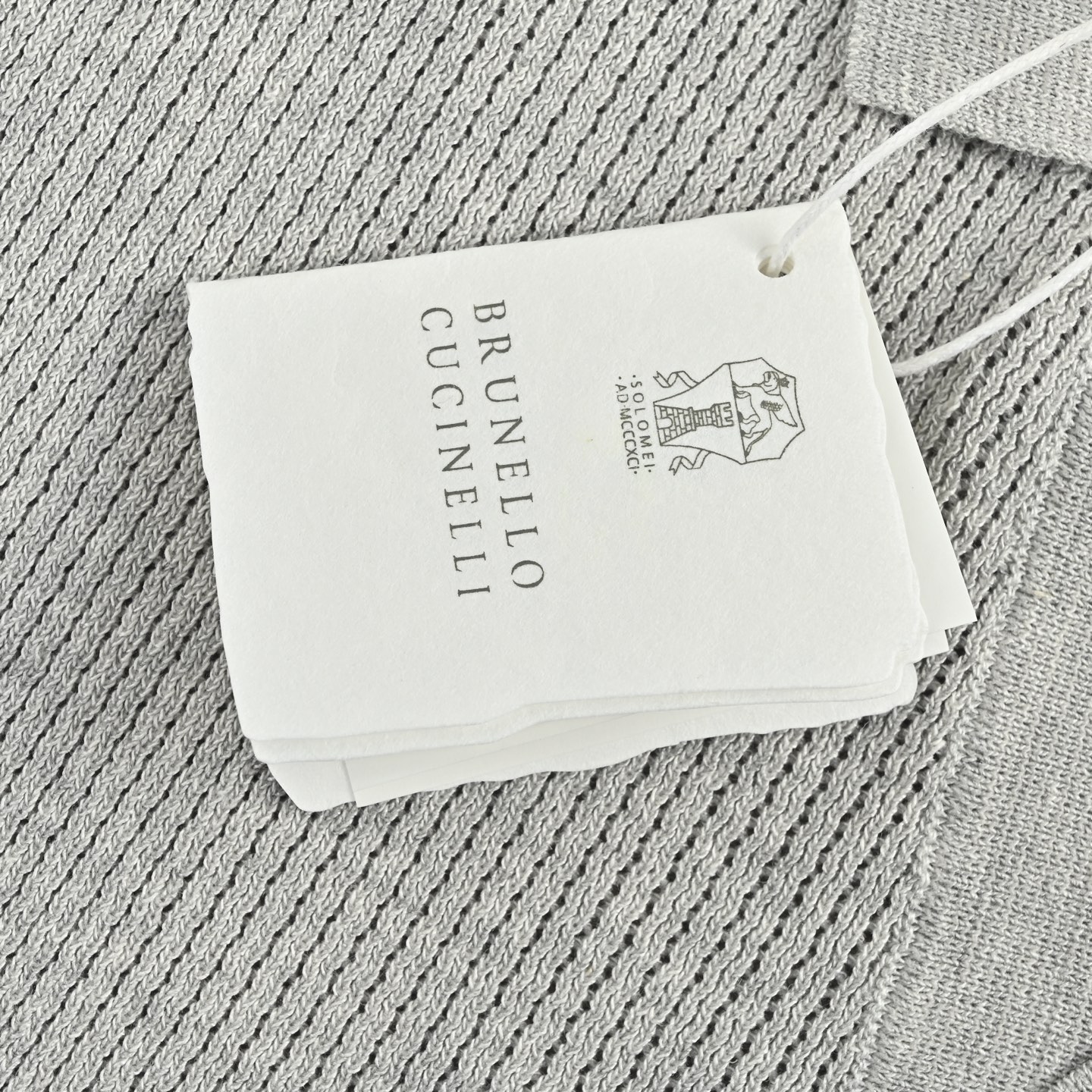 BRUNELLO CUCINELLI/BC 假两件罗纹针织翻领Polo短袖-Chinese UA Cheap High Quatity Brand Clothes Bags handbags Sneakers wholesale wholesaler seller from China Factory suppliers Fashion Clothing Shoes best Quality Beautiful Price BRUNELLO CUCINELLI/BC 假两件罗纹针织翻领Polo短袖