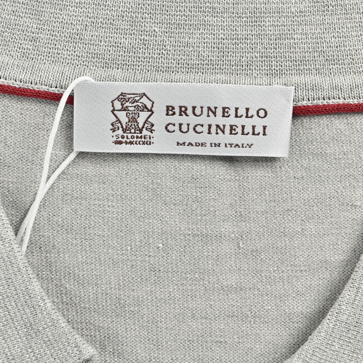 BRUNELLO CUCINELLI/BC 假两件罗纹针织翻领Polo短袖-Chinese UA Cheap High Quatity Brand Clothes Bags handbags Sneakers wholesale wholesaler seller from China Factory suppliers Fashion Clothing Shoes best Quality Beautiful Price BRUNELLO CUCINELLI/BC 假两件罗纹针织翻领Polo短袖