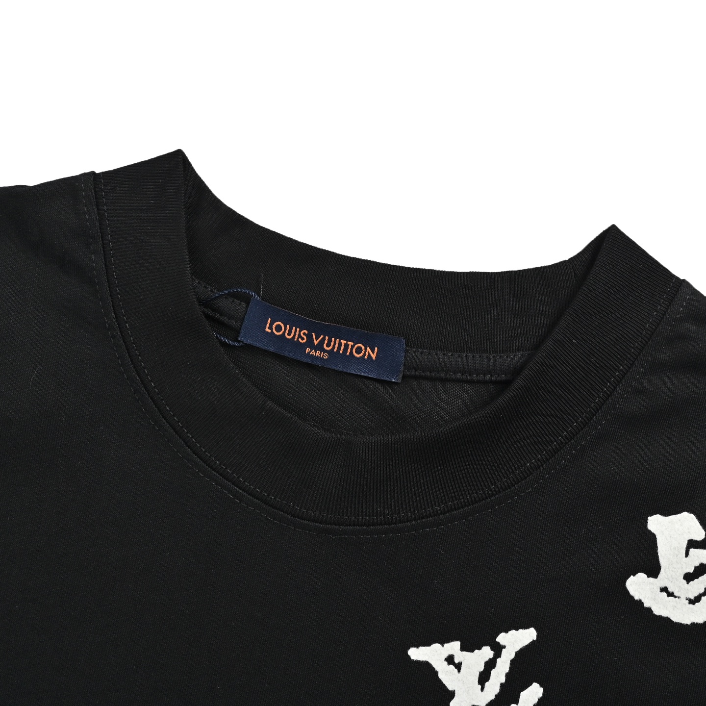 Louis Vuitton/路易威登 26ss 植绒老花logo印花短袖