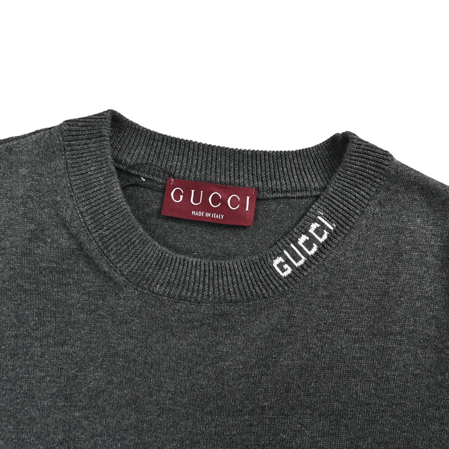 Gucci/古驰 领口小字母针织短袖 古驰提花标识针织衫-Chinese UA Cheap High Quatity Brand Clothes Bags handbags Sneakers wholesale wholesaler seller from China Factory suppliers Fashion Clothing Shoes best Quality Beautiful Price Gucci/古驰 领口小字母针织短袖 古驰提花标识针织衫