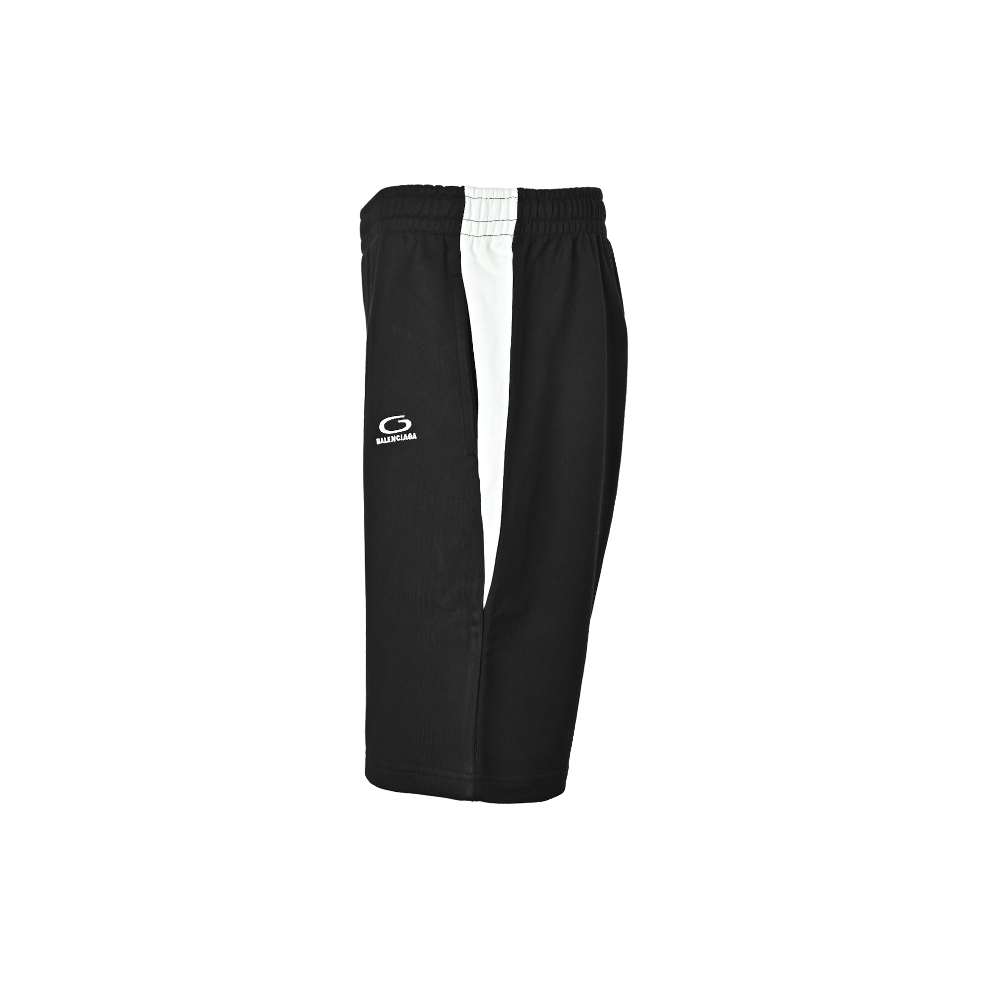 Balenciaga/巴黎世家 NBA 篮球联名短裤 中腰设计 宽松版型 黑色