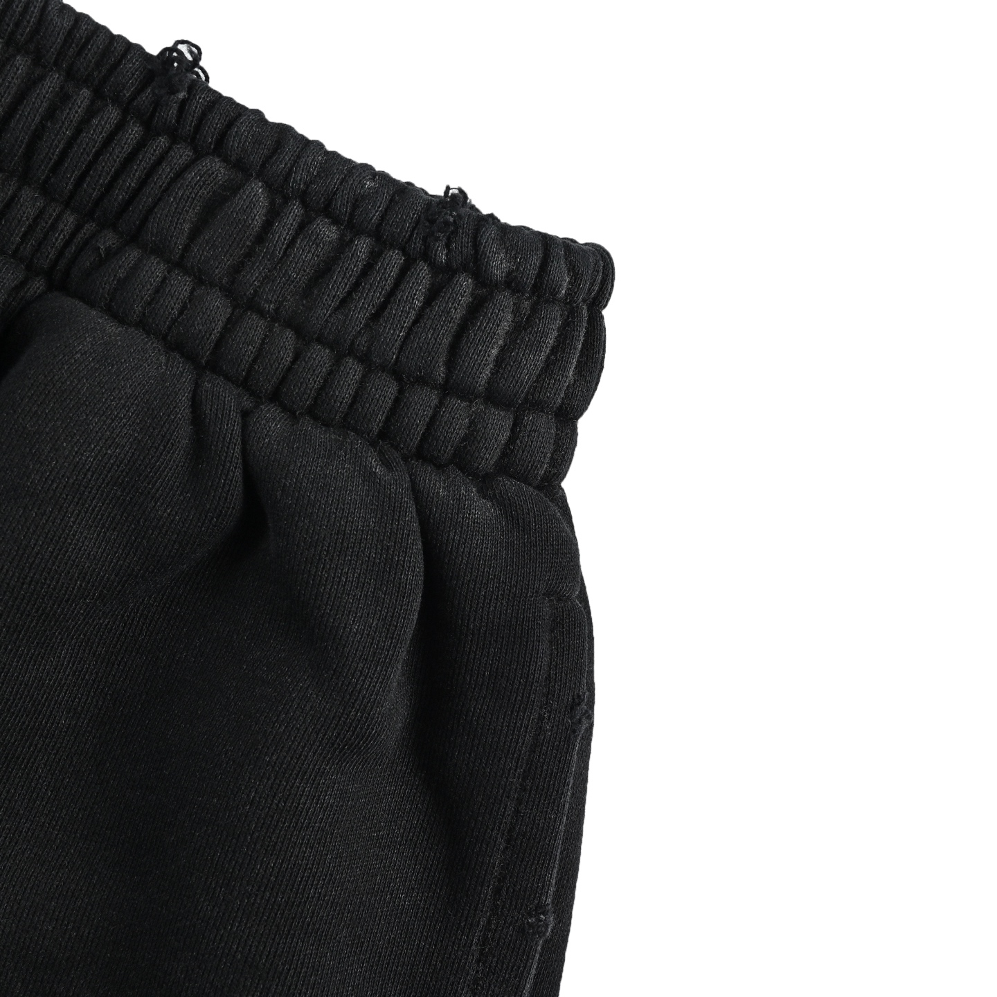 Balenciaga/巴黎世家 26ss遮蔽胶带字母印花短裤 宽松版型 黑色