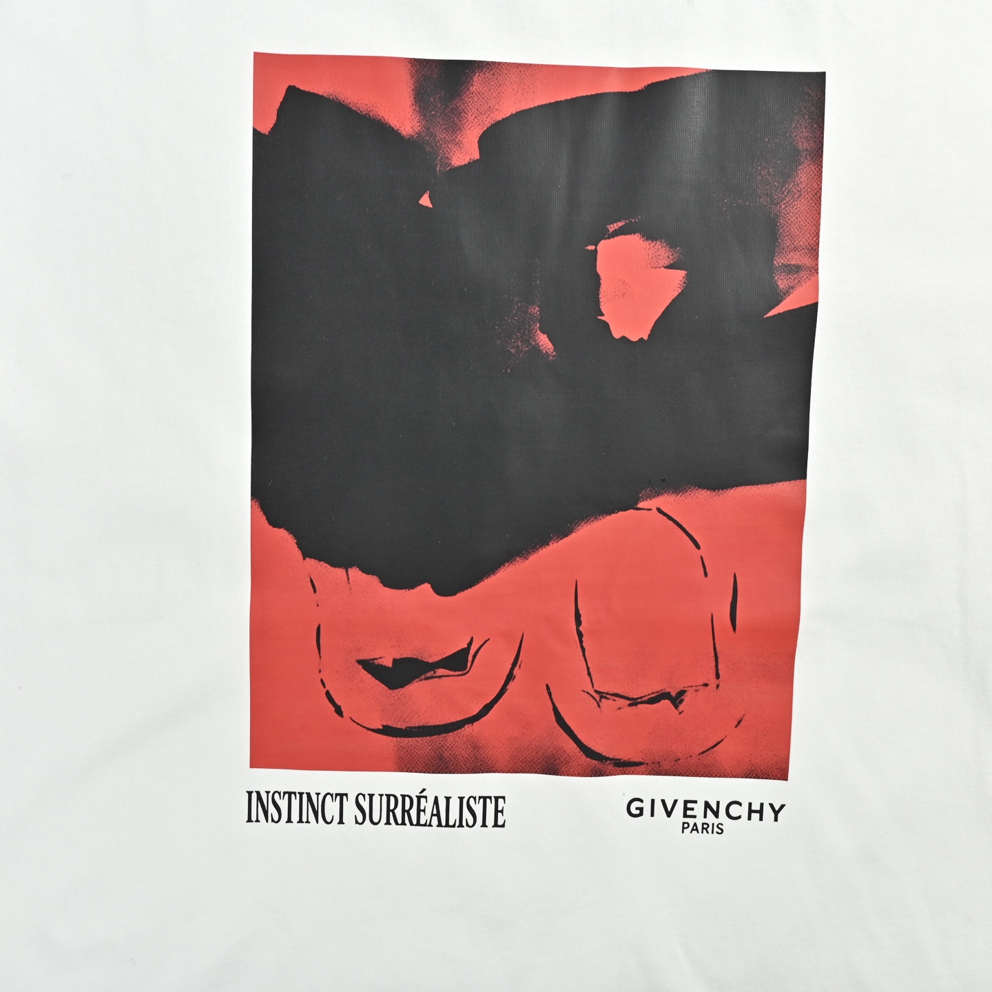GIVENCHY/纪梵希 图案印花短袖 黑色 白色