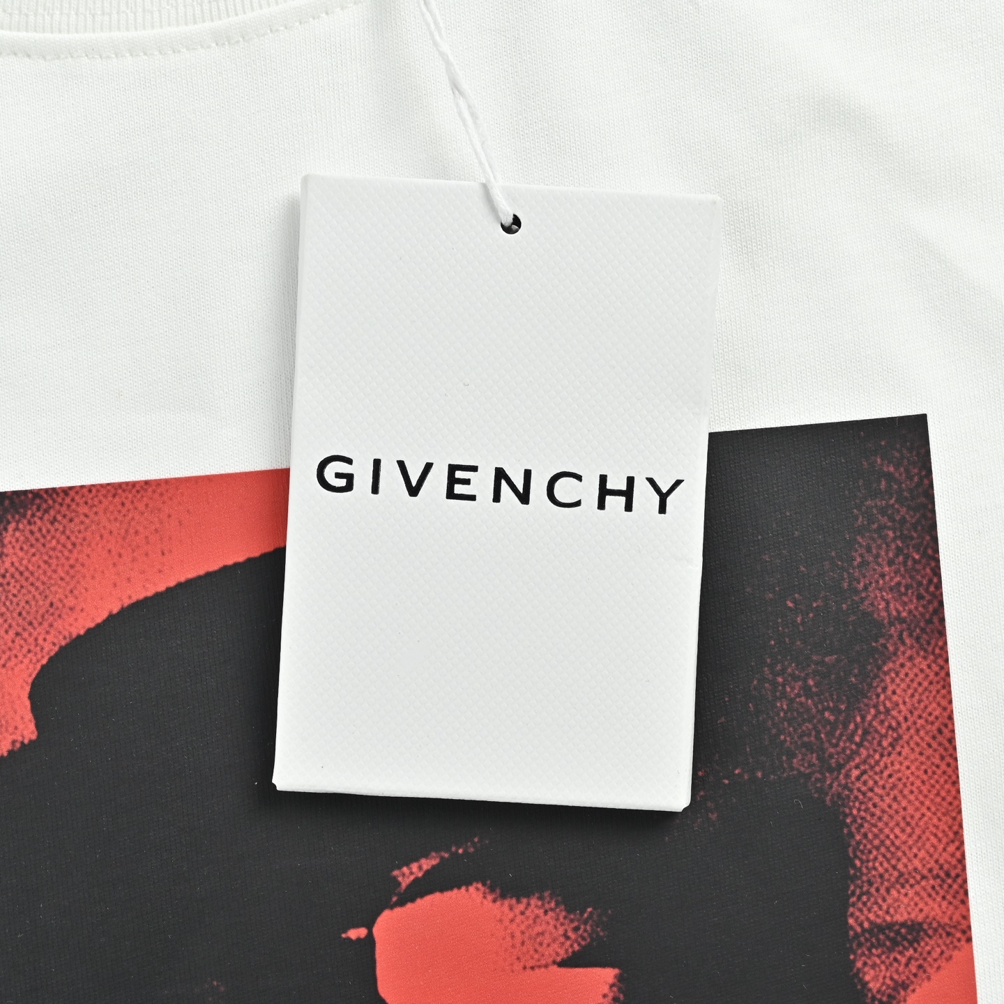 GIVENCHY/纪梵希 图案印花短袖 黑色 白色