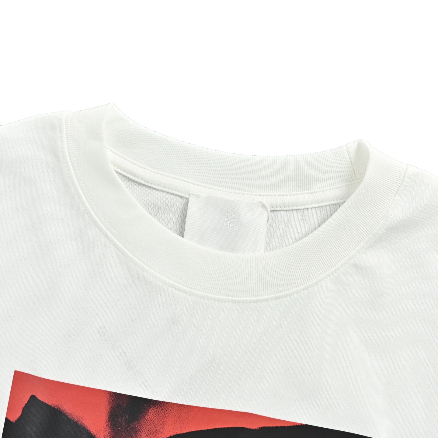 GIVENCHY/纪梵希 图案印花短袖 黑色 白色