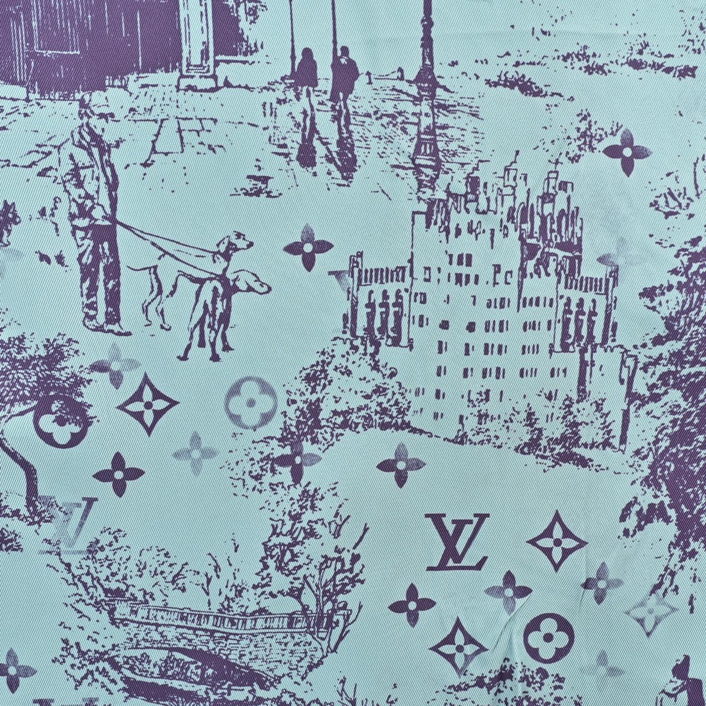 Louis Vuitton/路易威登 城市公园桑蚕丝套装短袖衬衫