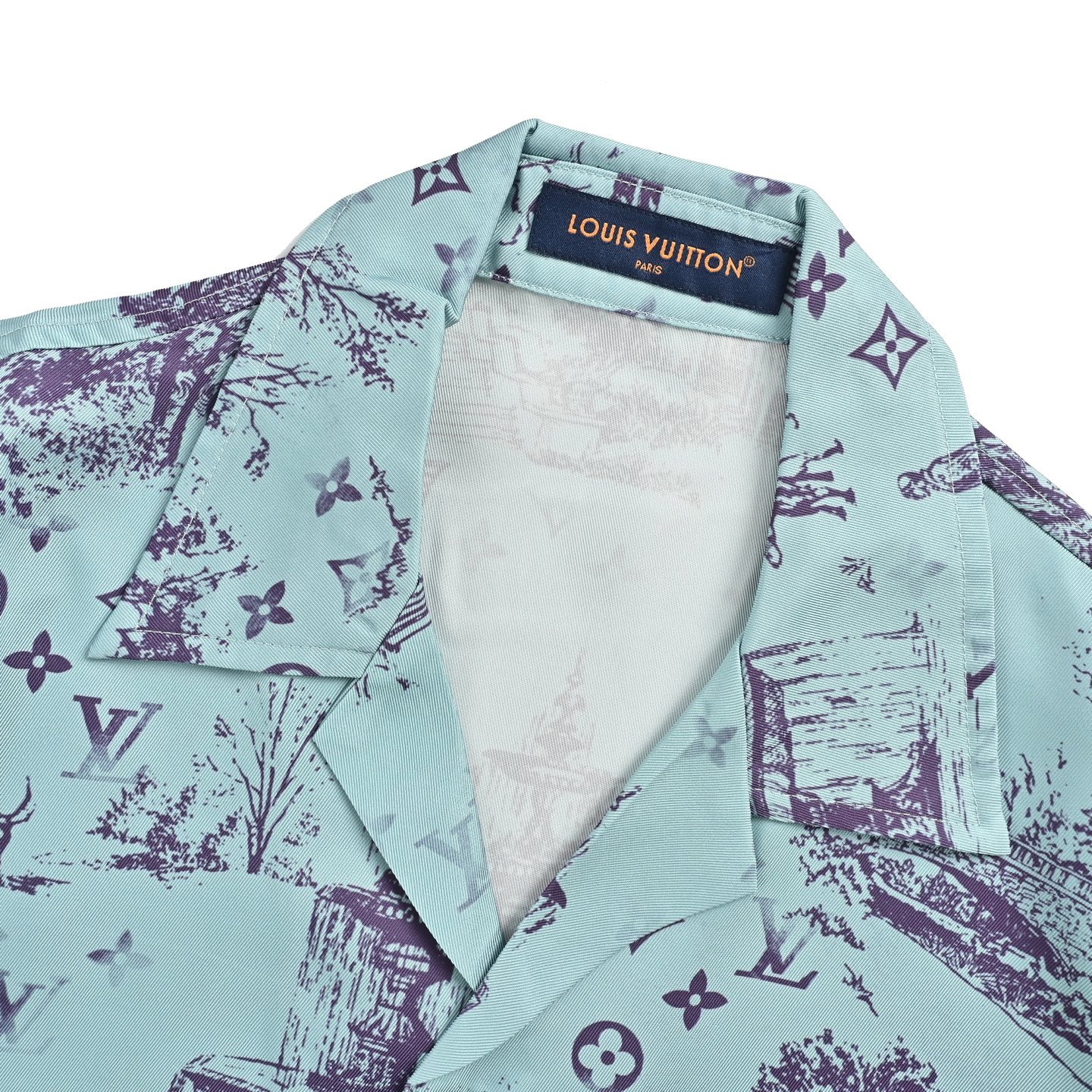 Louis Vuitton/路易威登 城市公园桑蚕丝套装短袖衬衫