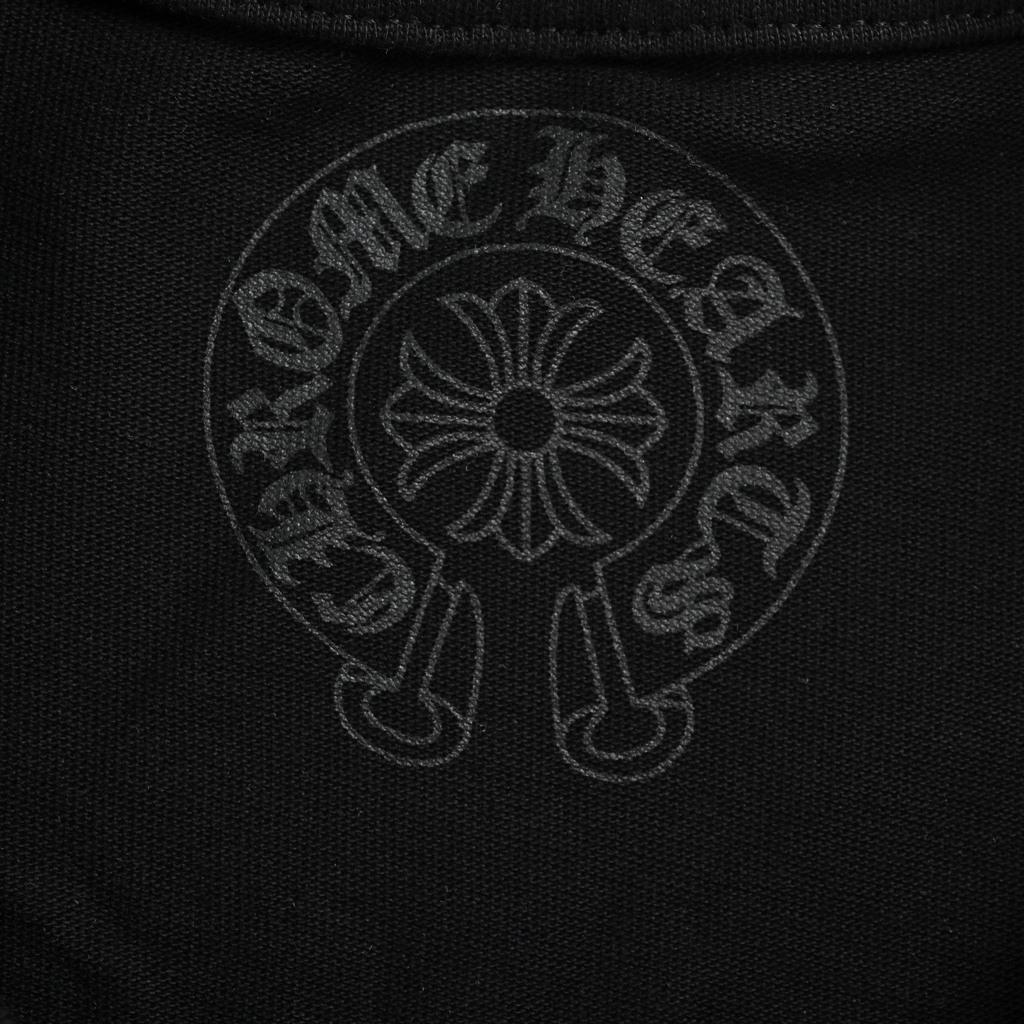 Chrome Hearts/克罗心 竖形旗帜印花圆领短袖 Chrome Hearts/克罗心 竖形旗帜印花圆领短袖