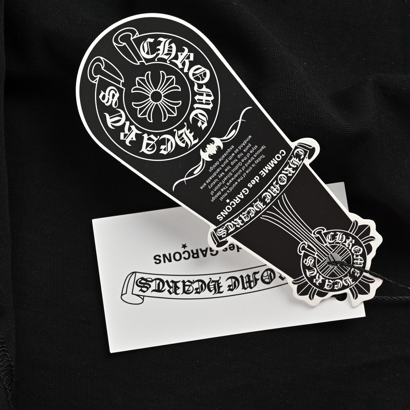 Chrome Hearts/克罗心 竖形旗帜印花圆领短袖 Chrome Hearts/克罗心 竖形旗帜印花圆领短袖